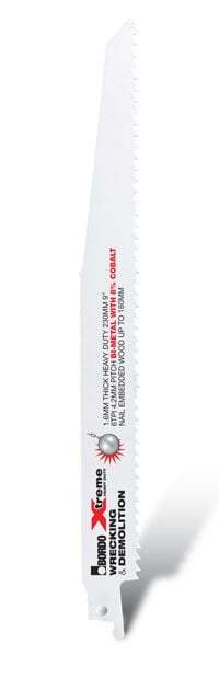 Bordo 230mm (9") 6TPI Xtreme Reciprocating Saw Blade - 2/Pack
