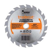 Bordo 235mm x 20T Tradecut Concrete Formwork Blade For Timber - Pack of 201