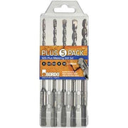 Bordo 2544-S1 Masonry Drill SDS Plus Set 5 - 10mm, 5pieces - AIMS Industrial Supplies