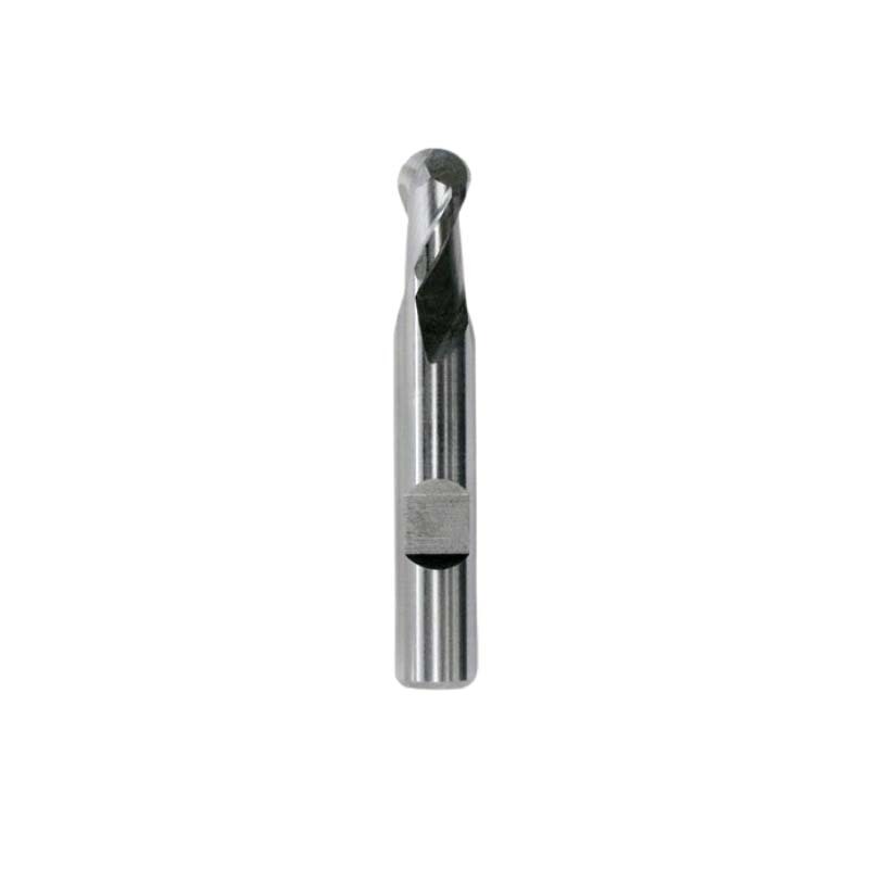 Bordo 25mm Long Ball Nose Flatted HSS Cobalt Slot Drill - 6024-25.00L