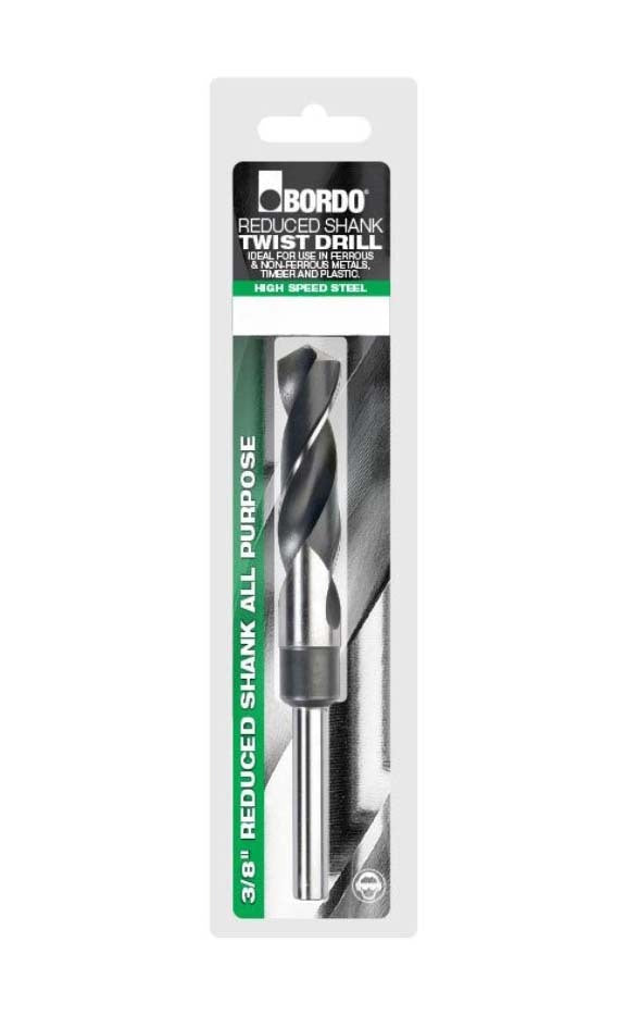 Bordo 2646-9/16 Reduced Shank Drill Bit 9/16 x 3/8" - Bright/Black HSS