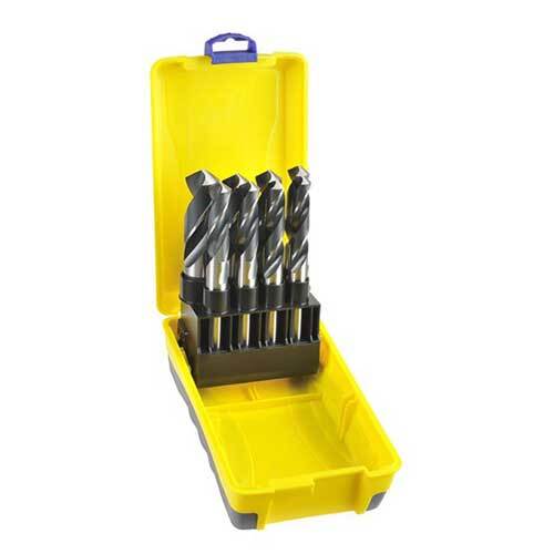 Bordo 2654-S2 1/2" Reduced Shank Drill Set HSS 14 - 25mm, 8pieces - AIMS Industrial Supplies