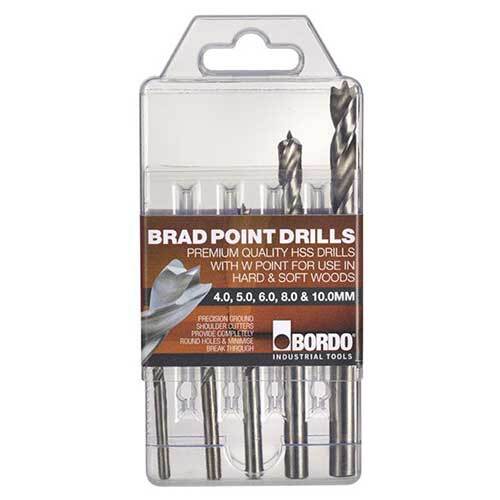 Bordo 2666-S1 Brad Point HSS Drill Set - AIMS Industrial Supplies