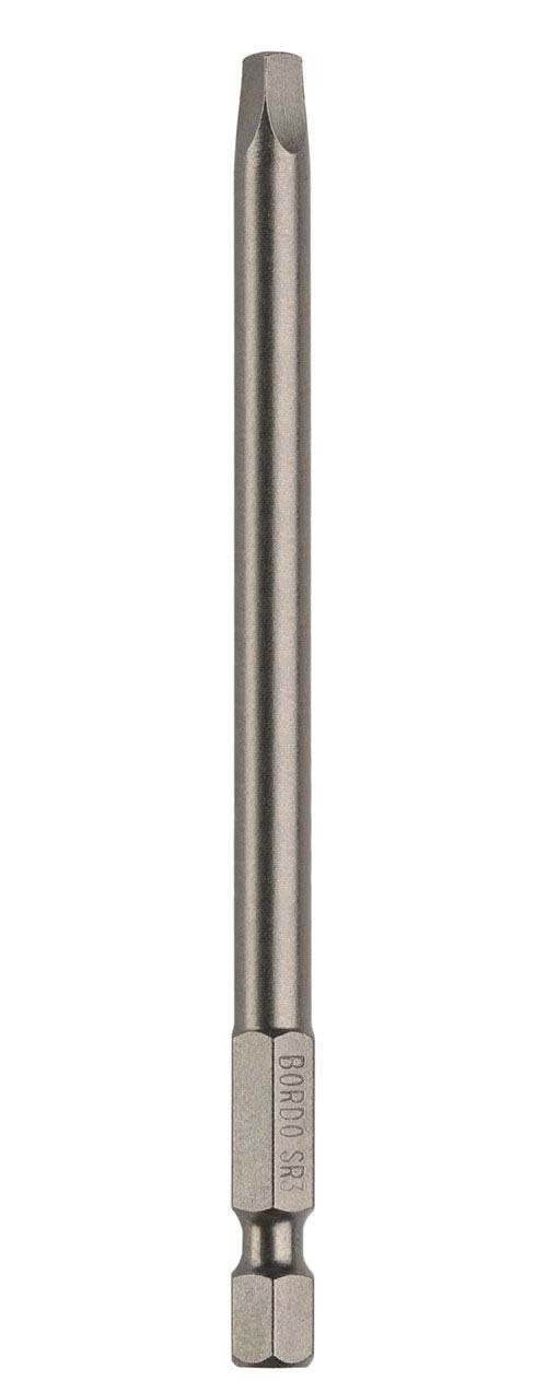 Bordo #3 x 100mm Square Recess Power Bit - Pack of 10
