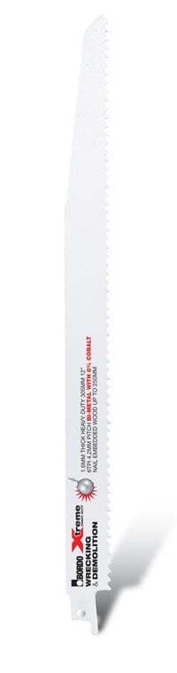 Bordo 305mm (12") 6TPI Xtreme Reciprocating Saw Blade - 2/Pack