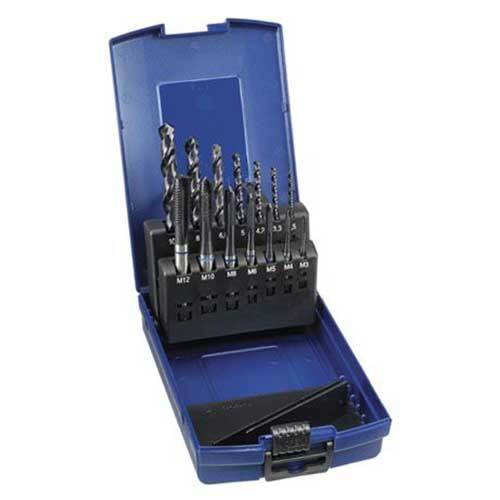 Bordo 3150-S1 Metric Blue Band Intermediate Tap & Drill Set, 14pcs - AIMS Industrial Supplies