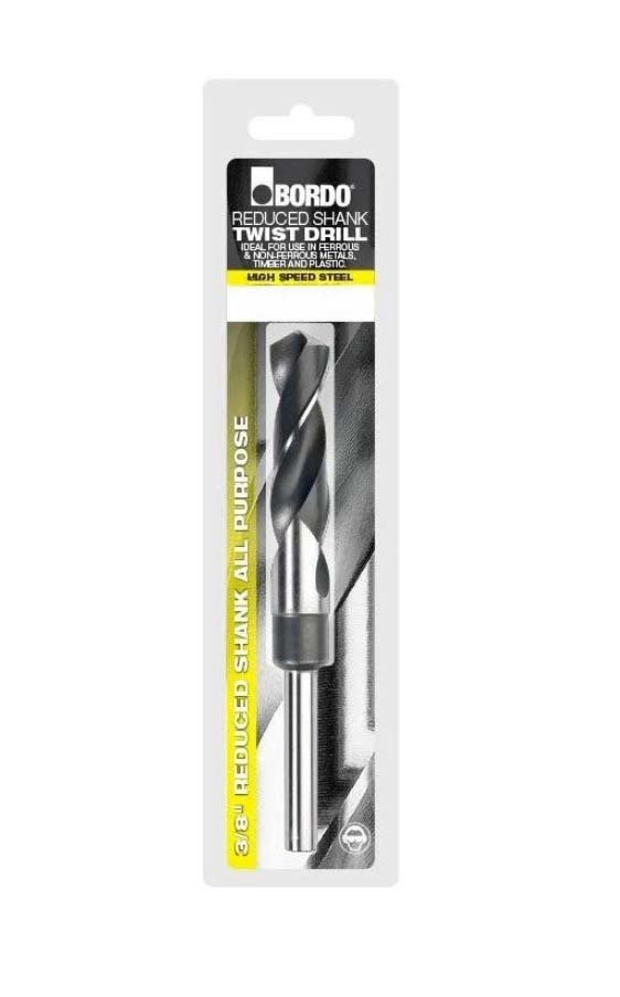 Bordo 3/8" Reduced Shank Drill Bright/Black HSS - Metric - AIMS Industrial Supplies