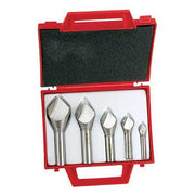 Bordo 3842-S 90° HSS Cobalt Single Flute Countersink Set 10-30mm, 5pcs - AIMS Industrial Supplies