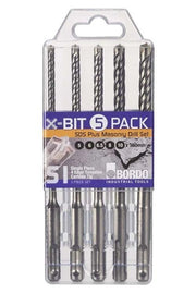 Bordo 5 - 10mm SDS Plus X - Bit Masonry Drill Set, 5 Pieces - AIMS Industrial Supplies