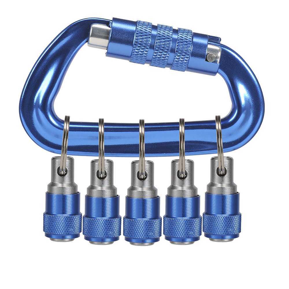 Bordo 5330 - 1/4QC Carabiner With 5 x 1/4" Hex Quick Change Holders - AIMS Industrial Supplies