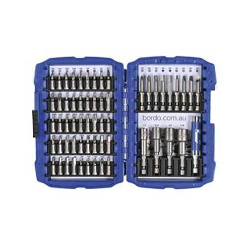 Bordo 5400-S4 Standard Insert Bit, Power Bit and Nutsetter, 59pcs - AIMS Industrial Supplies