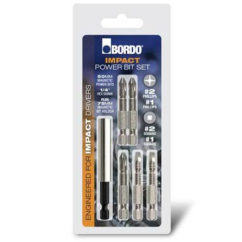 Bordo 5405-SET1 Impact Power Bit Set, 6pieces1