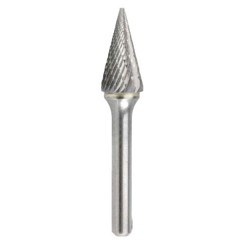 Bordo 5/8 x 1" SM-6 Pointed Cone 1/4" Shank Burr - 6400-95156