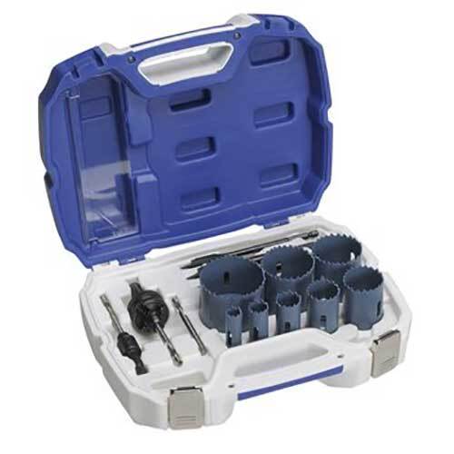Bordo 7010-S1 Electrician's Master Holesaw Kit 16 - 64mm, 14pieces - AIMS Industrial Supplies