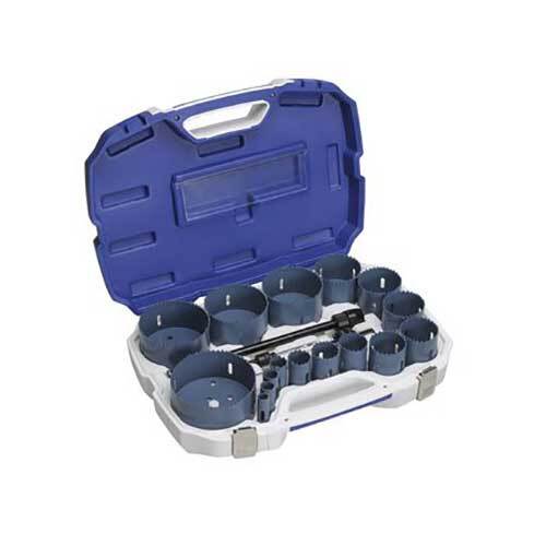 Bordo 7010-S6 Industrial Holesaw Kit 16 - 114mm, 19pieces - AIMS Industrial Supplies