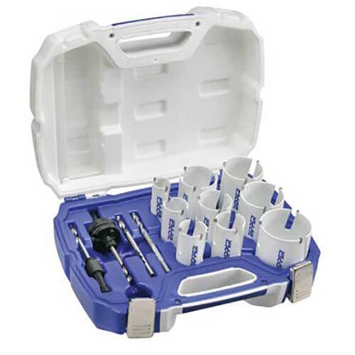 Bordo 7075-S1 Ripper TCT Holesaw Kit 25 - 64mm, 13pieces - AIMS Industrial Supplies