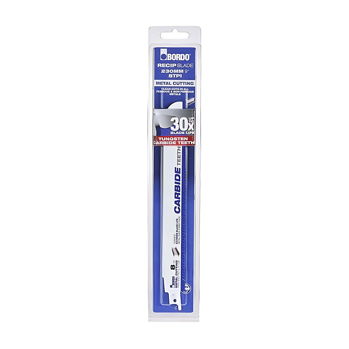 Bordo 8TPI TCT Reciprocating Saw Blade For Metal