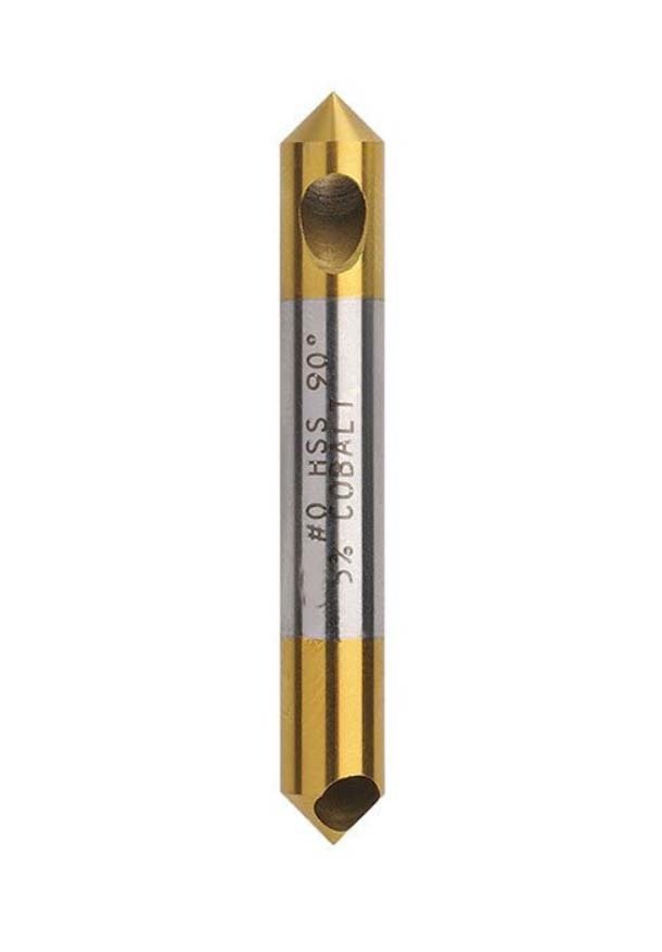 Bordo 90° HSS Co5 TiN Coated Cross Hole Countersink Bit - AIMS Industrial Supplies