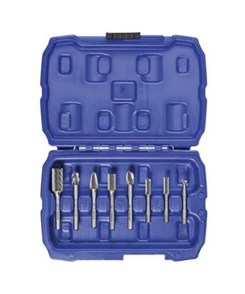 Bordo Automotive Express Cut & Non-Ferrous Tungsten Carbide 8 Piece Burr Set - AIMS Industrial Supplies