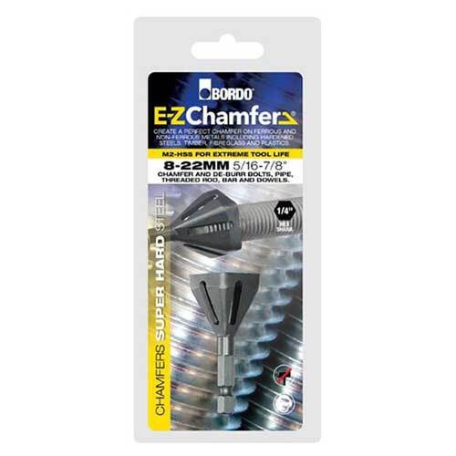 Bordo E-Z Chamfer Hex Shank Deburring and Chamfering Tool