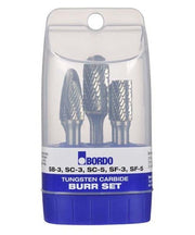 Bordo Express Cut Tungsten Carbide 5 Piece Burr Set - AIMS Industrial Supplies
