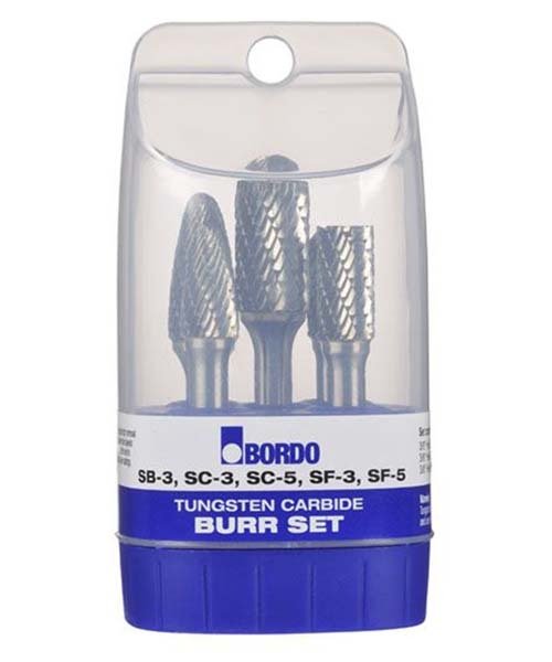 Bordo Express Cut Tungsten Carbide 5 Piece Burr Set - AIMS Industrial Supplies
