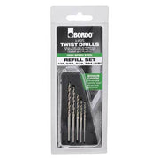 Bordo Fractional HSS Jobber Drill Caddy Set - Bright Finish - AIMS Industrial Supplies