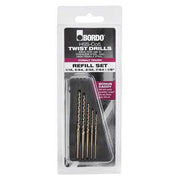 Bordo Fractional Jobber Drill Caddy Set - HSS-Co5 (Cobalt) Bronze Finish - AIMS Industrial Supplies