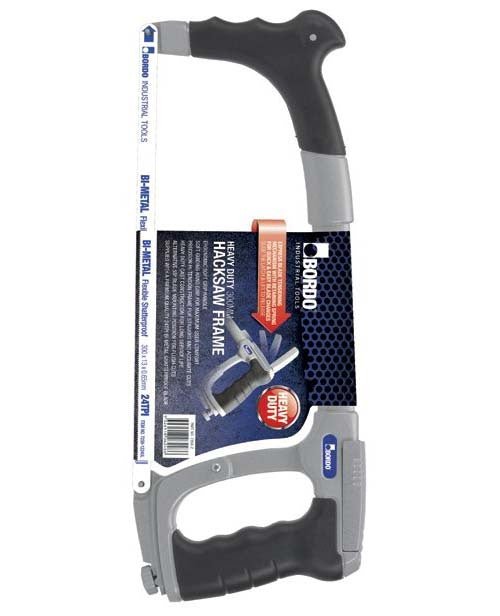 Bordo Hi - Tension Heavy Duty Hacksaw Frame 300mm - AIMS Industrial Supplies