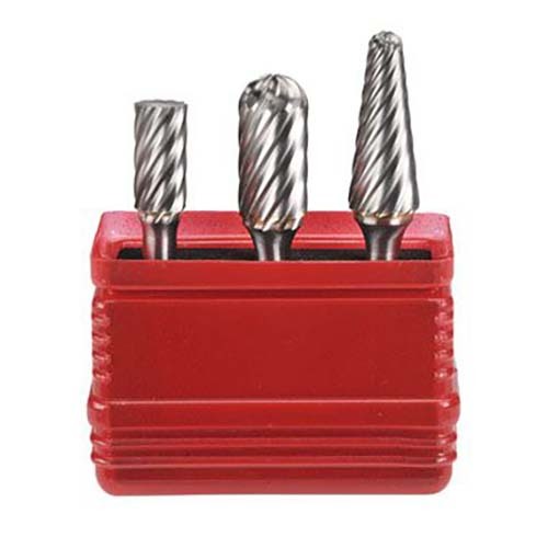 Bordo Inox Tungsten Carbide 3 Piece Burr Set1