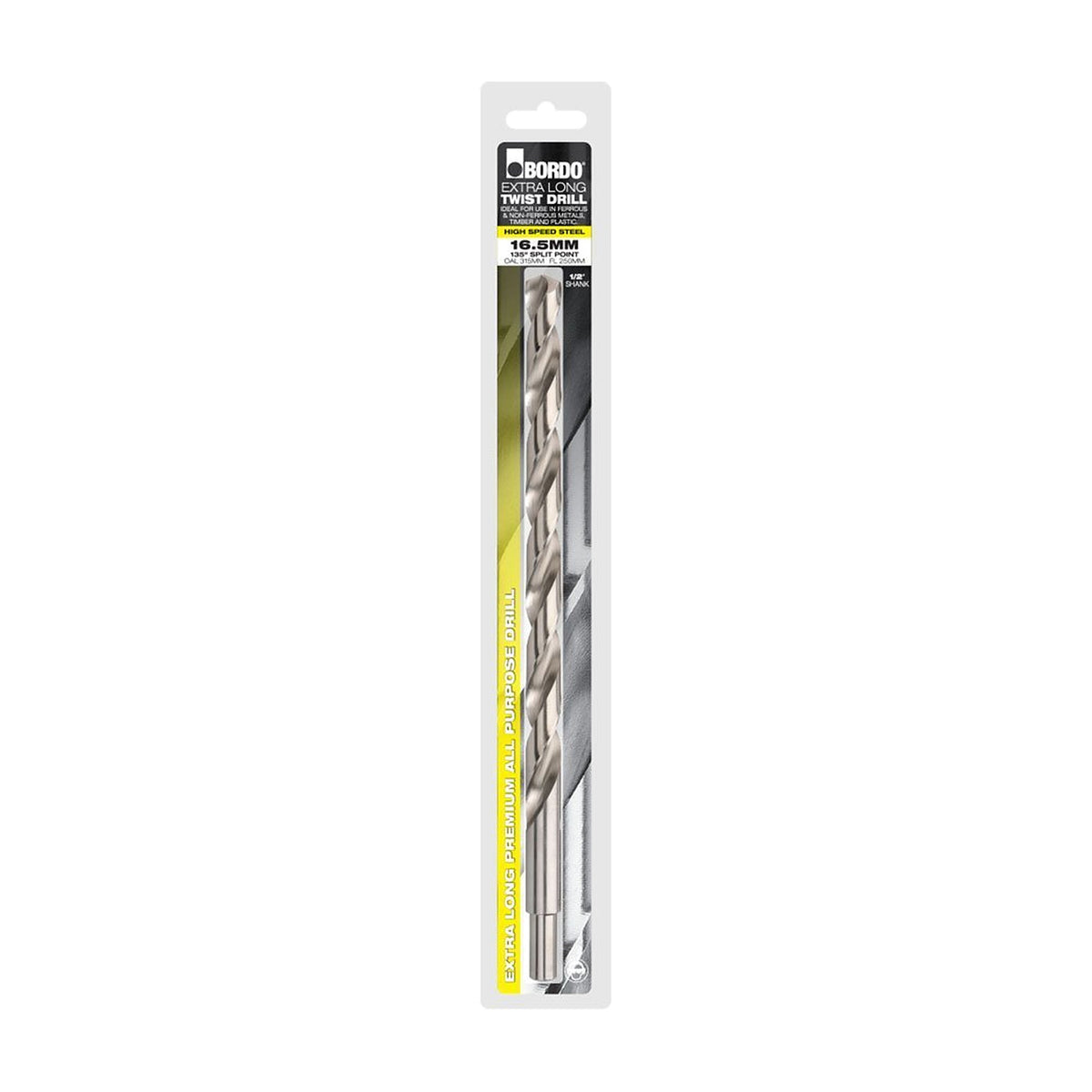 Bordo M2 HSS Bright Finish Extra Long Jobber Drill Bit