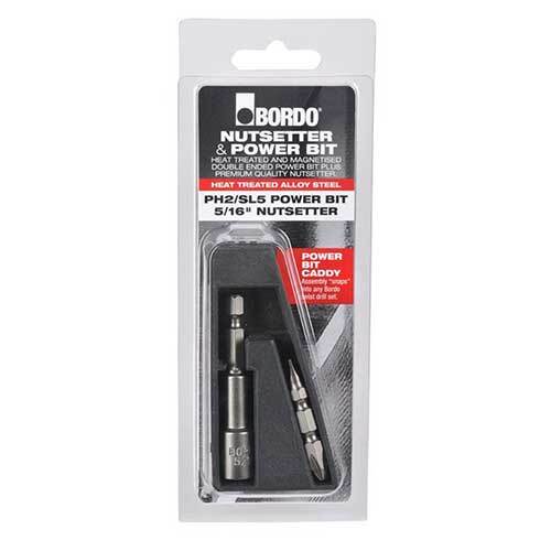 Bordo Nutsetter and Double Ended Power Bit Caddy Set - AIMS Industrial Supplies