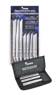 Bordo Reciprocating Saw Blade Assortment With Heavy Duty Ballistic Nylon Pouch - AIMS Industrial Supplies