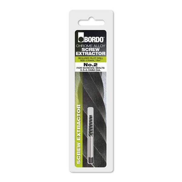 Bordo Screw Extractor - Clam Chrome Alloy - AIMS Industrial Supplies