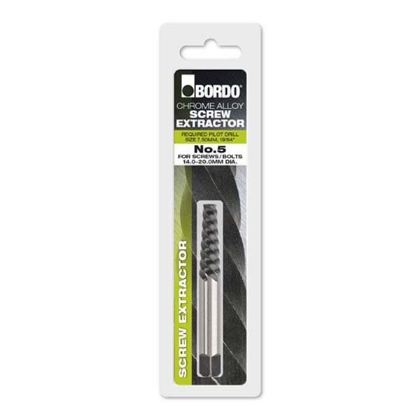 Bordo Screw Extractor - Clam Chrome Alloy - AIMS Industrial Supplies