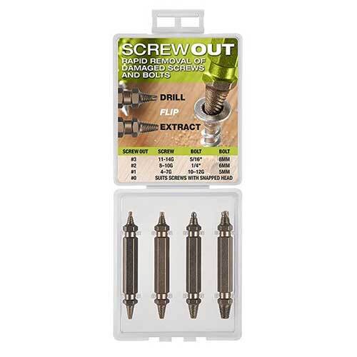 Bordo Screw Out Screw Extractor Set1