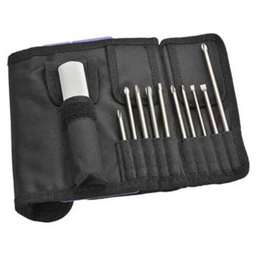 Bordo Screwdriver Bit Pouch with HD Handle - 11 Pieces - AIMS Industrial Supplies