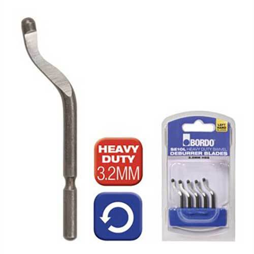 Bordo SE10 3.2mm Left Hand Swivel Deburring Blade - 5/Pack 6411-SE10LS