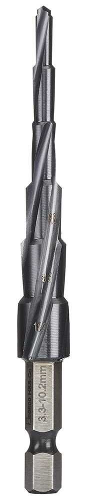 Bordo Step Tip Step Drill 10mm Deep Cut Tapping 3.3,4.2,5.0,6.8,8.5,10.2mm