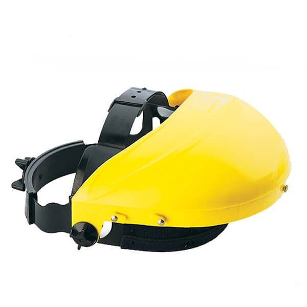 Bosssafe Face Shield Harness + Yellow Browguard1
