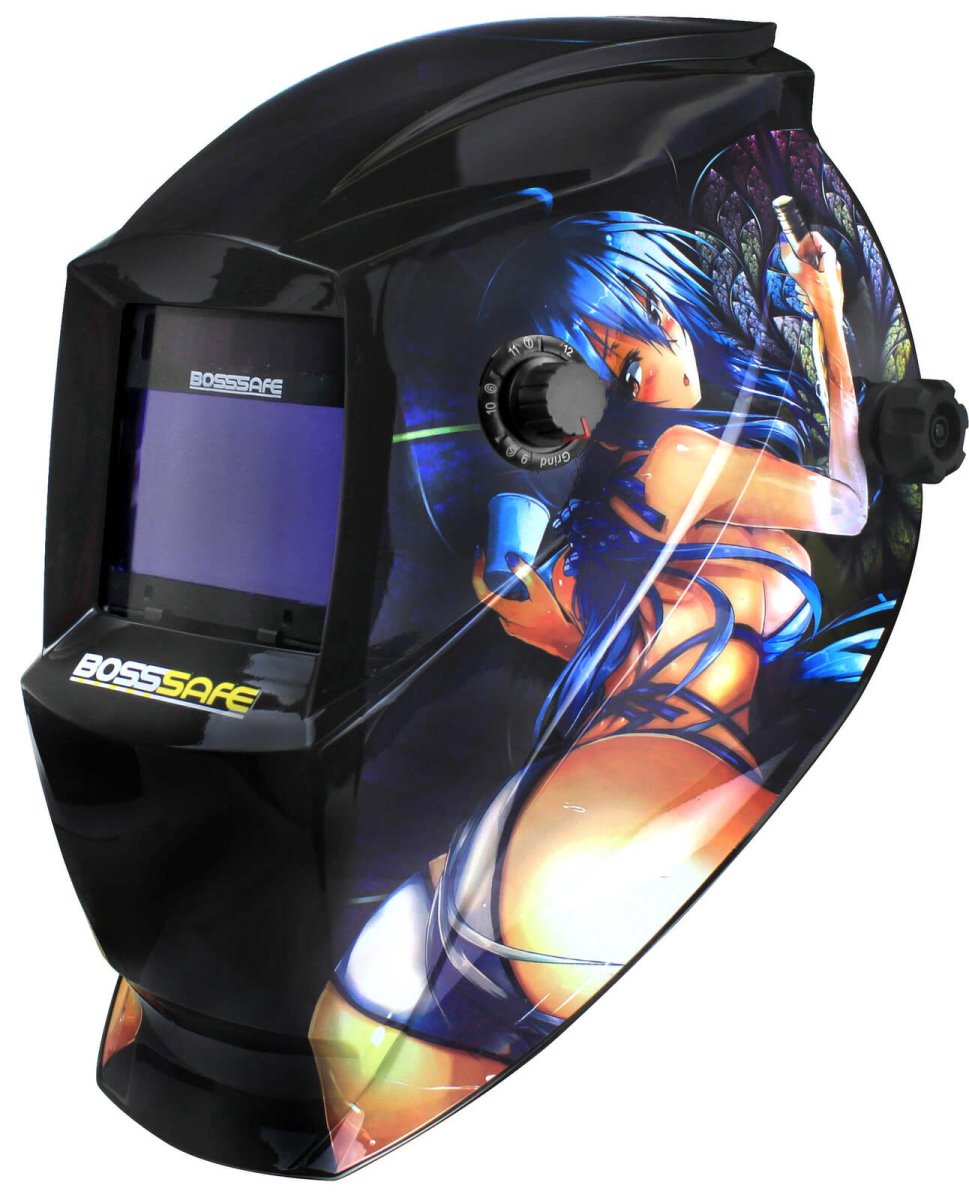 Bosssafe Siren Trade Electronic Welding Helmet - AIMS Industrial Supplies