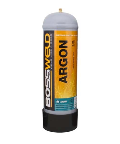 Bossweld 2.2L Argon Disposable Gas Bottle 600032