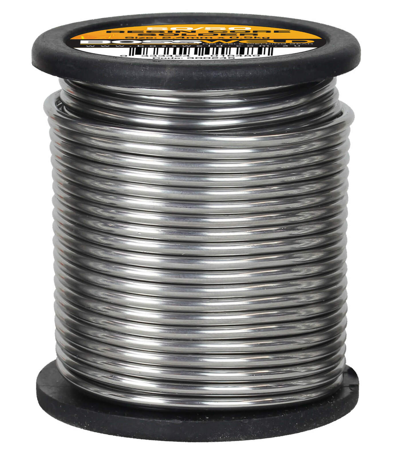 Bossweld 50/50 Resin Core x 2.4mm (0.5kg Spool)