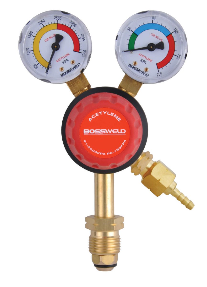 Bossweld Acetylene Regulator - AIMS Industrial Supplies