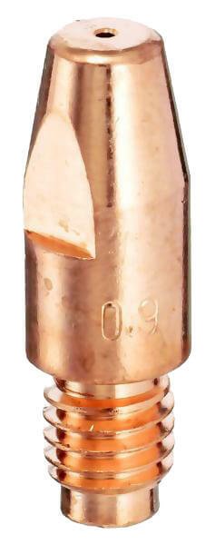 Bossweld Binzel Style Contact Tip 0.9mm x M8 x 10mm x 30mm L (Pack of 10) - AIMS Industrial Supplies