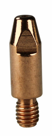 Bossweld Binzel Style Contact Tip 1.0mm x M6 x 8mm x 28mm, Al (Pack of 10) - AIMS Industrial Supplies