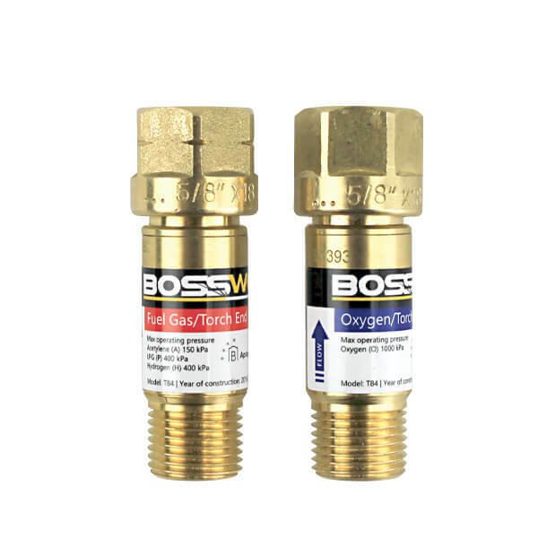 Bossweld Flashback Arrestor Torch End Twin Pack - AIMS Industrial Supplies