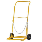Bossweld G Size Cylinder Trolley (Large) With Pump Up Wheels - AIMS Industrial Supplies