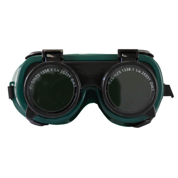 Bossweld Gas Welding Flip-Up Goggles Shade 5 - AS1