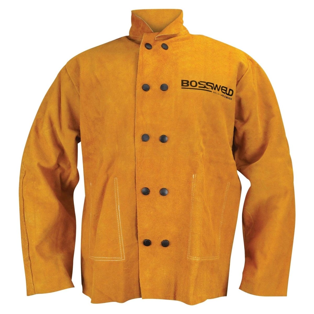 Bossweld Leather Welder's Jacket - AIMS Industrial Supplies